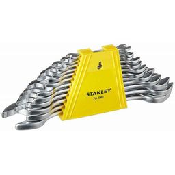 Stanley 12 Pcs CRV Steel Double Ended Open Jaw Spanner Set, 70-380E-picture-4