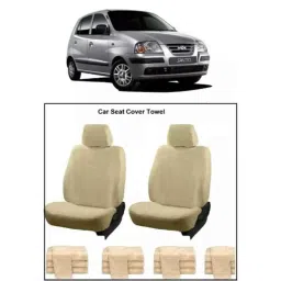 Speedwav Hyundai Santro Car Seat Cover Beige-picture-47