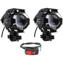 aow Meenu Arts 2 Pcs Fog Light Fog Light for Yamaha RX 135 with On Off Switch-picture-3