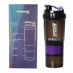 Strauss Acrylic Plastic Purple Spider Shaker Bottle, Capacity: 500 ml image 4