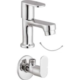 IRIS Ocean 3 Pcs Brass Chrome Finish Pillar Cock, Connection Pipe &a; Angle Cock Set-picture-36