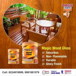 Magic Paints 1 Litre Gloss Wood Polish for Furniture Protection image 2