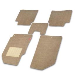 Elegant Popcorn 5 Pcs Polypropylene &a; Non Woven Beige 2D Car Floor Mat Set for Mahindra Kuv100-picture-30
