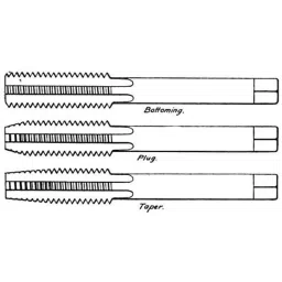 Krost Bsw Threading Hand Tap Set 1 inch (25.4 mm) - Carbon Steel image 4