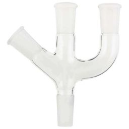 ABGIL B-29 Borosilicate 3.3 Glass Four Way Claisen Adapter with Two Parallel &a; One at Angle Neck, ABG204-picture-21
