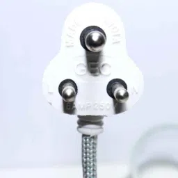 Super GEC 3 Pin 3 Core Cotton Protected Copper Grey Power Cable, 23/60, Length: 2.70 m-picture-21