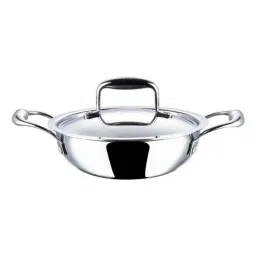 Vinod Platinum 4.1 Litre Induction Friendly Extra Deep Kadhai with Lid, EDPTKD26 (Pack of 3)-picture-41