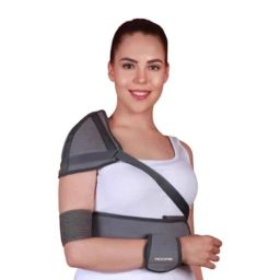 Adore Nylon Grey Elastic Shoulder Immobilizer, AD-302, Size: XXL-picture-15