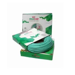 Waaree 6 Sqmm Green Single Core House Wire, Length: 90 m-picture-44