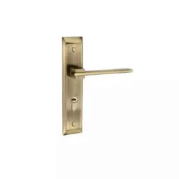 Bonus Premier 60mm 8 inch Brass Matt Antique Finish Emerald-2 Handle Set, Door Thickness: 19-38 mm-picture-2
