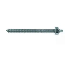Fischer 12mm Zinc Plated Steel Threaded Rod, RG M10 x 130 (Pack of 10)-picture-10