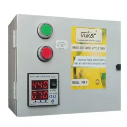 Vukar TPM-A 1HP Three Phase Digital DOL Auto Motor Starter Panel Board with Dry Run, Overload, Voltage Protection, Cyclic Timer &a; Inbuilt Auto Switch for Borewell Submersible Pump, TPM-A0-picture-15