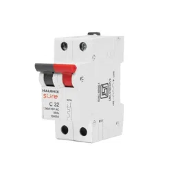 Halonix Sure 32A Single Pole C Curve MCB, LSD12000065 image 2