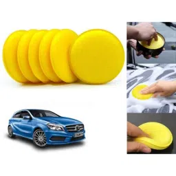 Auto Pearl Polyurethane Beige Washing &a; Waxing Polish Foam Sponge for A180 (Pack of 6)-picture-48