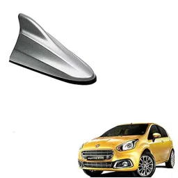 Auto Pearl ABS Silver Universal Replacement Shark Fin Car Roof Antenna For Fiat Punto Evo-image-20