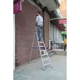 Alnico 150kg 8 Steps Aluminium Alloy Ladder with 7 Years Warranty, BFSL 8 image 2