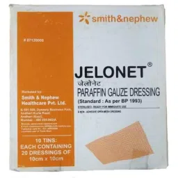 Smith &a; Nephew 20 Pcs 10x10cm Jelonet Paraffin Gauze Dressing Set image 2