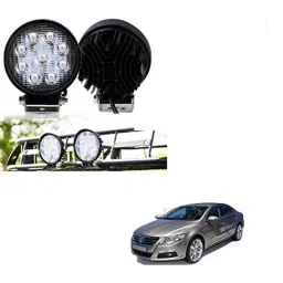 Kozdiko 2 Pcs 27W 4 inch 9 LED Waterproof Round White Fog Light Set with Mounting Brackets for Volkswagen Passat, kozd_20031-picture-28