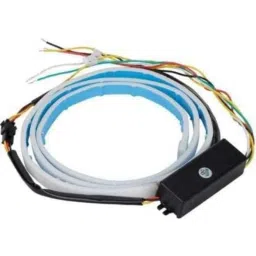 Kozdiko 12V Plastic Multicolour Streamer Brake Tail &a; Turn Signal LED Strip Light for Toyota Etios Cross-picture-35