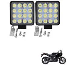 Kozdiko 2 Pcs 48W 16 LED Square Bright Beam White Fog Light Set for Honda CBR 250 R3, koz_92971-picture-38