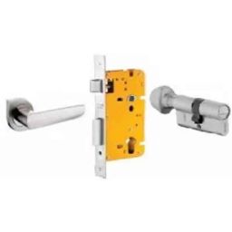 Dorset ML Series Amy 60mm Stainless Steel Door Handle Lock Set with Coin &a; Knob, ML AMY OR (Pack of 4)-picture-2