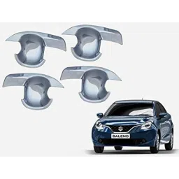 Auto Pearl 4 Pcs ABS Chrome Finish Car Door Handle Bowl Set for Maruti Suzuki Baleno-picture-26