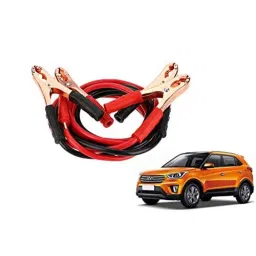 Kozdiko 7.5ft Copper Core Red &a; Black Heavy Duty Car Battery Booster Cable for Hyundai Creta-picture-10