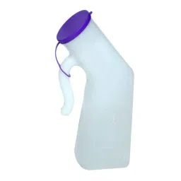 Smart Care I-21-2 1000ml Plastic Urinal Pot with Cap for Male &a; Female (Pack of 2) image 3