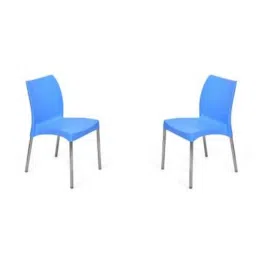 Nilkamal NS07 BLU Plastic Blue Outdoor Chair, (Pack of 2)-picture-12