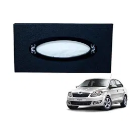 Kozdiko 100 Pulls PU Leather Grey Car Tissue Paper Box with 200 Sheets for Skoda Rapid, KOZ_26886-picture-40