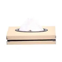 Kozdiko Leatherette Beige Classic Car Tissue Paper Dispenser Box with 200 Sheets (100 Pulls) for Toyota Etios-picture-29