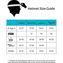 Vega Off Road Ranger Motocross Dull Black Golden Helmet, Size (Medium, 580 mm) image 4