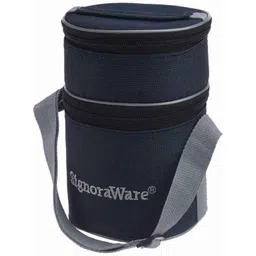 Signoraware Deep Violet 620 ml Mid-Day Lunch Box with Bag, 540 image 2