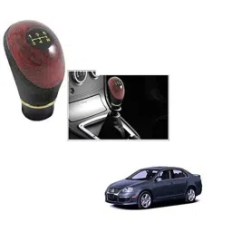 Kozdiko Wooden &a; PU Leather Black Gear Shift Car Knob for Volkswagen Jetta-picture-17