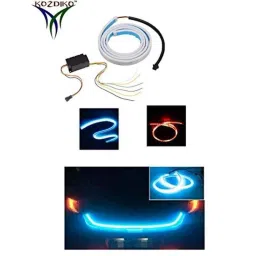 Kozdiko 12V Plastic Multicolour Streamer Brake Tail &a; Turn Signal LED Strip Light for Hyundai Fluidic Verna 4s image 2