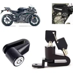 Auto Pearl Steel Heavy Duty Anti Theft Disc Brake Lock for Ninja ZX-10R SE BS6, Lock_414-picture-31