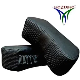 Kozdiko 2 Pcs Memory Foam Black Luxurious Neck Rest Set for Honda City, koz_41919 image 2