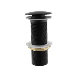 Bassino 4 inch Brass Black Pop-Up Full Thread Waste Coupling, WC-B4 image 5