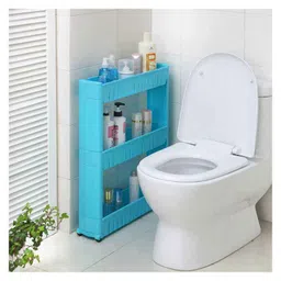 Kawachi White Multipurpose 3 Layer Storage Rack, K184 image 5