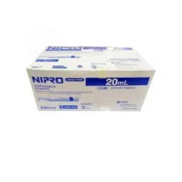 Nipro 50 Pcs 20ml Syringe with Needle Box-picture-14