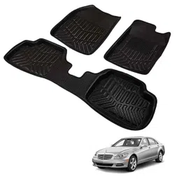 Kozdiko 3D Black Car Foot Mat Set for Mercedes Benz S-Class, dshbdhb258-picture-48