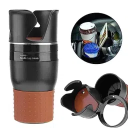Kozdiko 4-in-1 Multifunctional Car Cup/Drink Holder Expander Adapter with 360 Degree Rotating &a; Adjustable Storage Box for Hyundai Santro Xing image 2