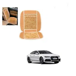 Kozdiko Wooden Bead Seat with Beige Velvet Border for Audi A7-picture-16