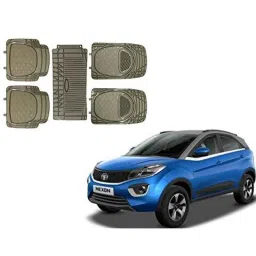 Kozdiko 6205 5 Pcs Rubber &a; PVC Smoke Car Foot Mat for Tata Nexon-picture-38