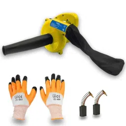 Walkers 700W 15000rpm Yellow Electric Air Blower with Air Blowing Pipe, Dust Bag, Carbon Brush &a; Gloves, WKFC007-picture-38