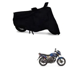 Kozdiko Matty Black Bike Body Cover for Honda-cb-Shine-sp, kozd_21334-picture-48