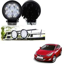 Kozdiko 2 Pcs 27W 4 inch 9 LED Waterproof Round White Fog Light Set with Mounting Brackets for Hyundai Elantra, kozd_20042-picture-14
