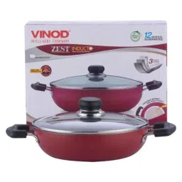 Vinod Zest Inducto 2 Litre Induction Friendly Kadhai with Lid, IZKDL22 (Pack of 5) image 4