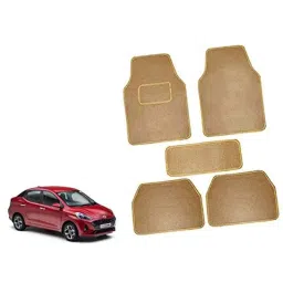 Auto Pearl 5 Pcs Polyester Beige Car Floor Carpet Set for Hyundai Aura-picture-43