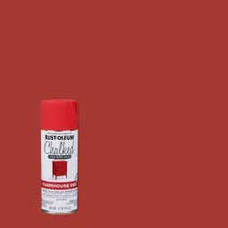 Rust-Oleum 340g Farmhouse Red Chalked Ultra Matte Spray Paint, 329193 image 2